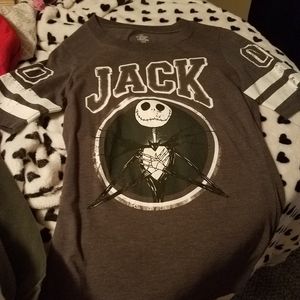 Gray Jack skellington T shirt/ Jersey